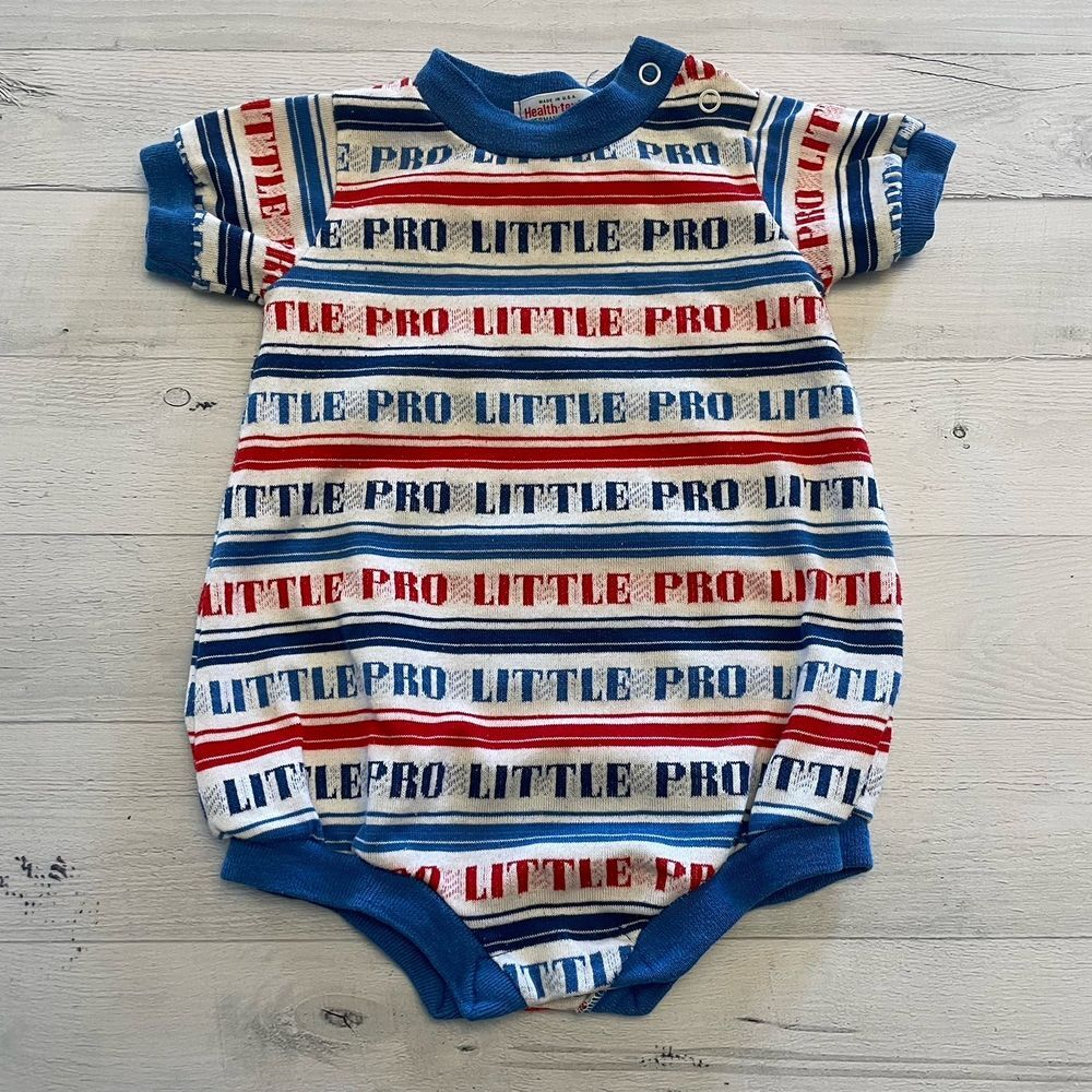 vintage healthtex little pro bodysuit 18‎ months